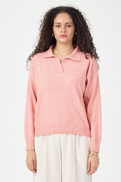 ENQUE Polo Neck Women's Knitwear Sweater