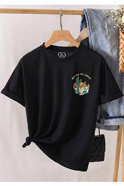 qubo sportswear & company Tricou oversize unisex din bumbac cu imprimeu, mâne...