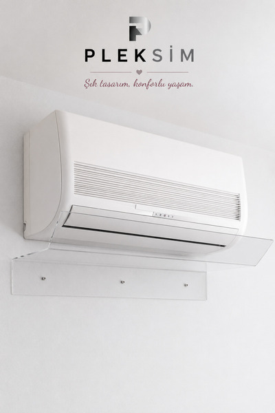 ulusoypleksi Pleksi Klima Rüzgar Kesici Seperatör (100cm) Kırılmaz Darbeye Da...