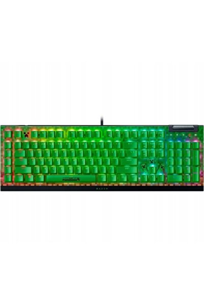 Kraft&dele Tastatură mecanică Razer BlackWidow V4 X Ediția Minecraft Verde
