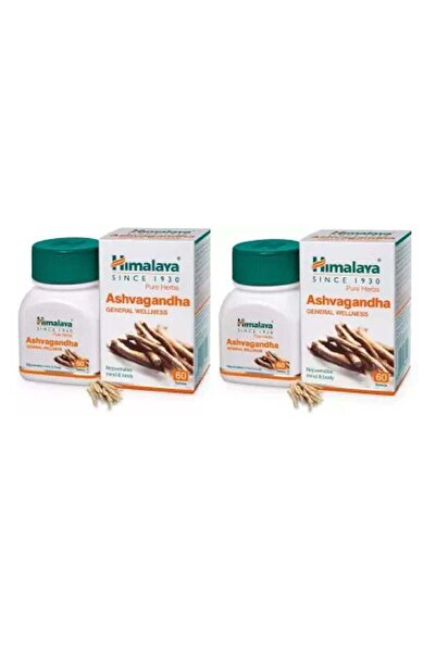 Himalaya Ashwagandha Herbal Supplement - 60 Capsules (from two packs)