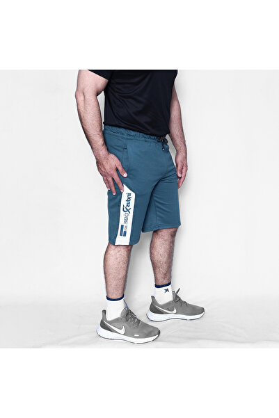 Indusrobe – Men's Cotton Shorts with 3 Pockets & Logo Print – Casual Sports S...