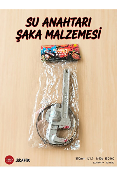 ASLANKAR Şaka malzemesi kafaya geçen su anahtarı....