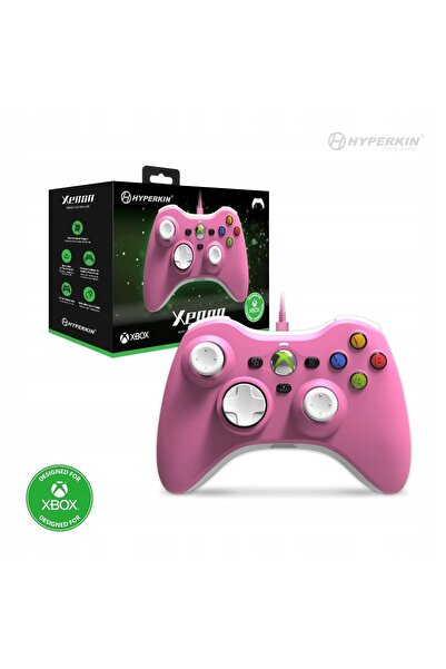 Hyperkin Controler gamepad cu fir Xenon Rozov pentru Xbox și PC