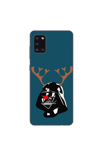 OEM Калъф, съвместим със Samsung Galaxy A31, силиконов гел TPU, с коледен дес...