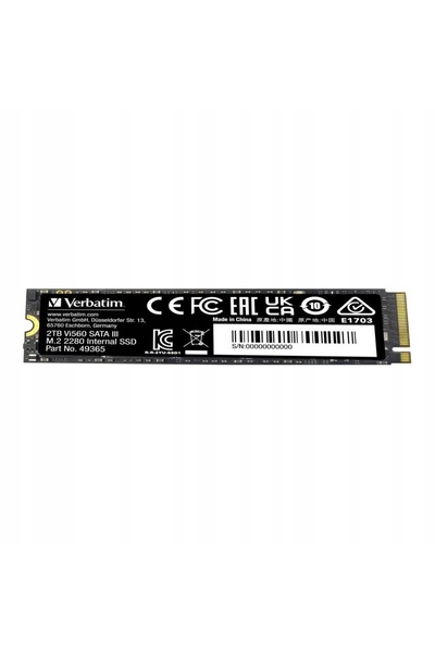 Kraft&dele SSD intern Verbatim Vi560 S3 2TB M.2 2280 SATA
