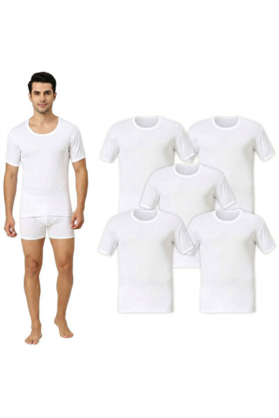 Noom Nightwear تيشيرتات داخلية قطنية فاخرة للرجال من ماركة الخطيب - عبوة من 6...