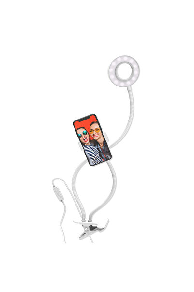 Digipower For You Kit Vlogging Lampa LED Ring Light 3", Suport Telefon Rotati...
