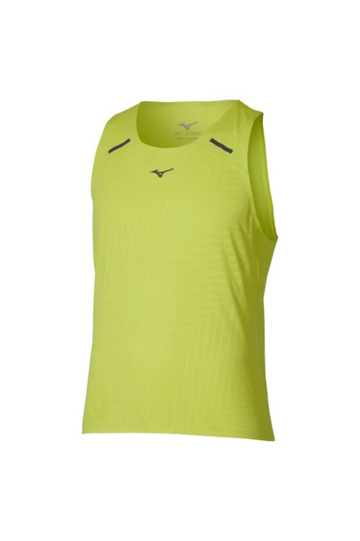 MIZUNO Tech Light Singlet Men's Sleeveless T-Shirt Yellow
