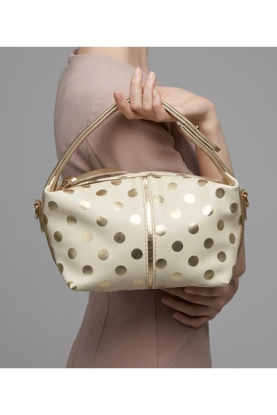 KIRASE New Trend Polka Dot Multi-Purpose Stylish Design Hand and Shoulder Bag...