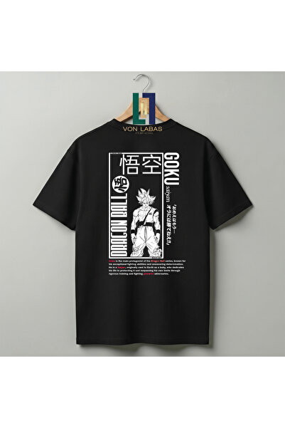 Grafftee Clothing تي شيرت من القطن الفاخر بتصميم دراغون بول زد للجنسين - طباع...