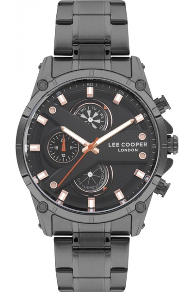 Lee Cooper ceas bărbătesc LC07637.060 — piesă de modă în nuanța grafitului, i...