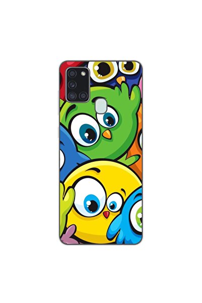 OEM Husa compatibila cu Samsung Galaxy A21s Silicon Gel Tpu Model Bufnite Col...