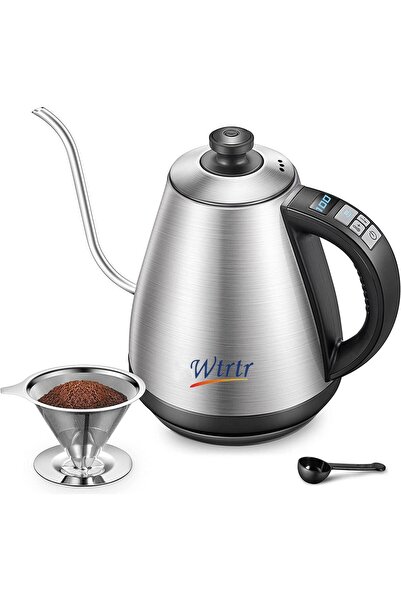 wtrtr Gooseneck Kettle, Variable Temperature Control, Pour Over Electric Kett...