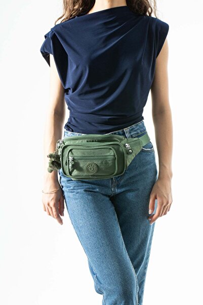 571 Collections Çanta Unisex Multi-Pocket, Waterproof, Crossbody Waist Bag (F...
