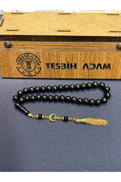 TESBİH ADAM Oltu Stone Prayer Beads (10 mm) Georgian Oltu