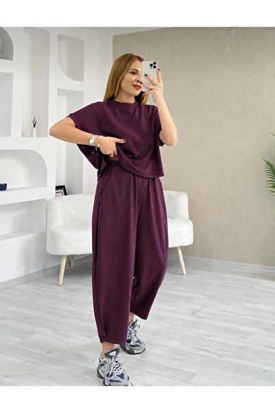 Trendingsize Modal Textured Short-Sleeved Shalwar Suit