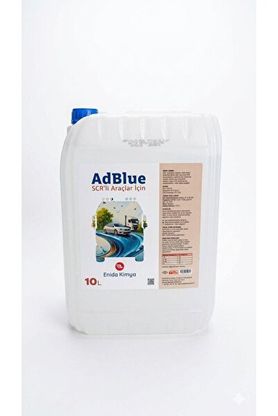 ENİDA KİMYA AdBlue 10 Litre 2026 Üretim SCR Sistemli Dizel Araçlar İçin Yükse...