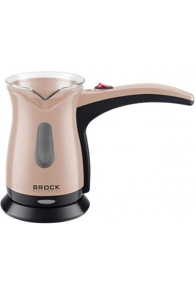 BROCK Ηλεκτρική Καφετιέρα Ελληνικού Καφέ 500W με χωρητικότητα 500ml Μπεζ Κωδι...