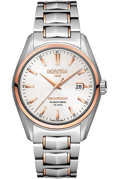 Roamer Ceas bărbătesc 210633 49 25 20 — aur roz, clasic, potrivit pentru înot.