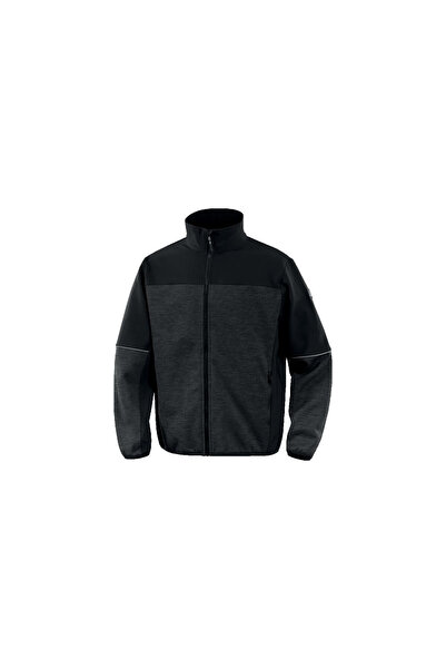 Delta Plus Bluza din poliester cu plasă și țesătură Softshell, culoare Gri-Ne...