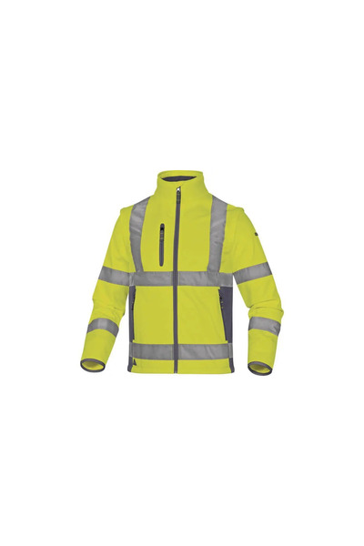 Delta Plus Jachetă Softshell din poliester Spandex, laminată în 3 straturi, m...