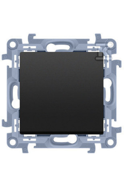 Kontakt-Simon Conector unic SIMON 10 negru mat conector cu eliberare rapidă 1...