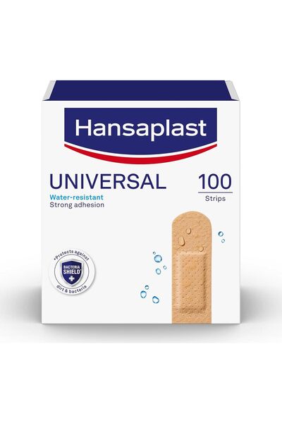 Hansaplast Universal Wound Plasters | Water-resistant | Strong Adhesion | Abs...