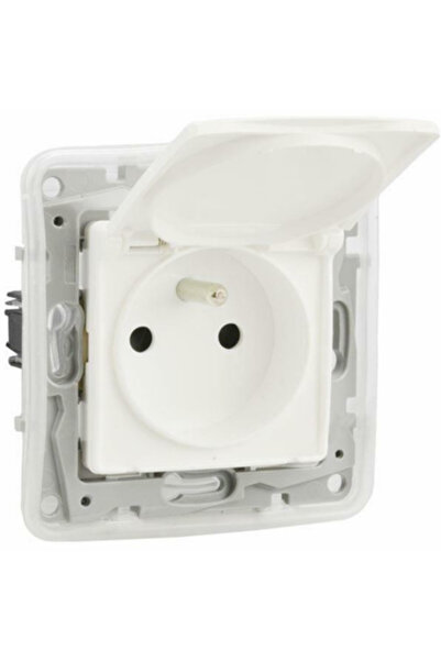 Legrand Priză etanșă Niloe IP44 cu elemente albe 764537