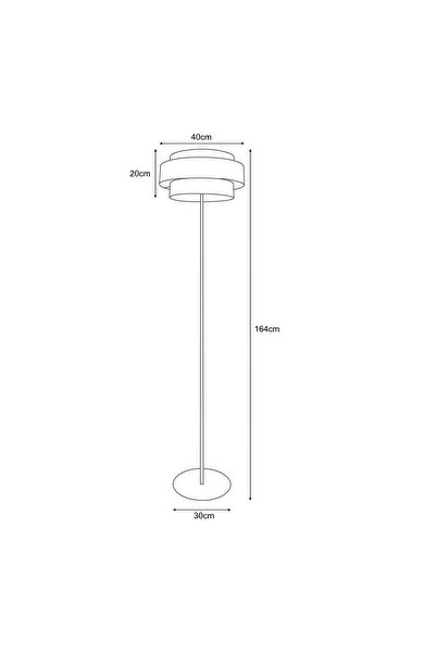 Kaja Lampă de podea E27 neagră cu abajur dublu GATO K-5235 Lighting