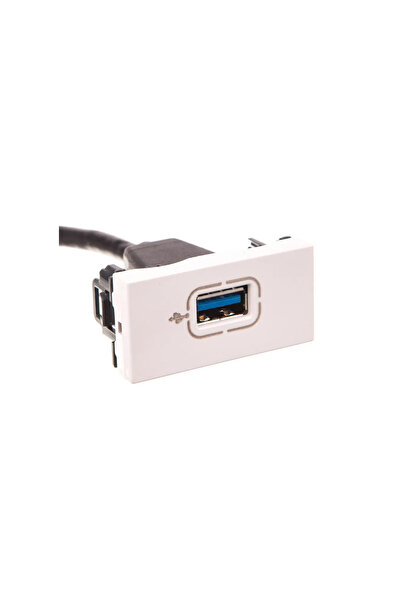 Legrand Priză USB 3.0 cu cablu alb (078746)