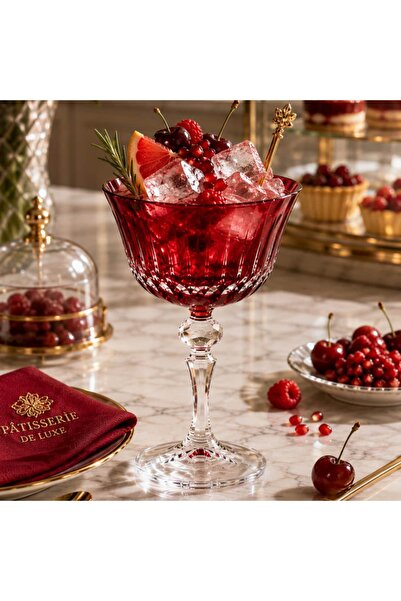 i love home glass Elara Crystal Ice Cream Bowl - Single