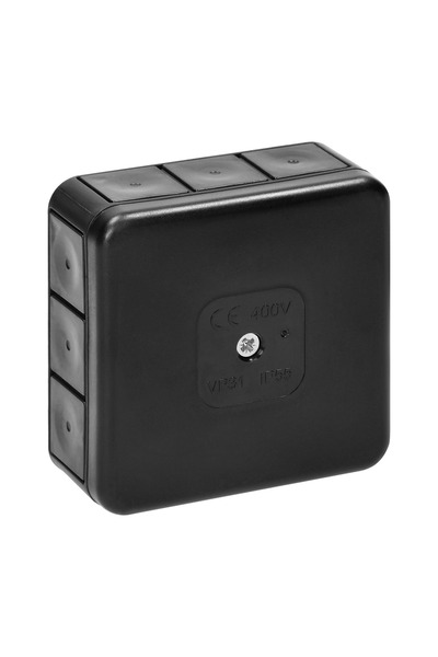 Orno Can n/t PRO, IP55, 400V, 12 κανάλια, 85x85x37mm, μαύρο, OR-JB-13807/B