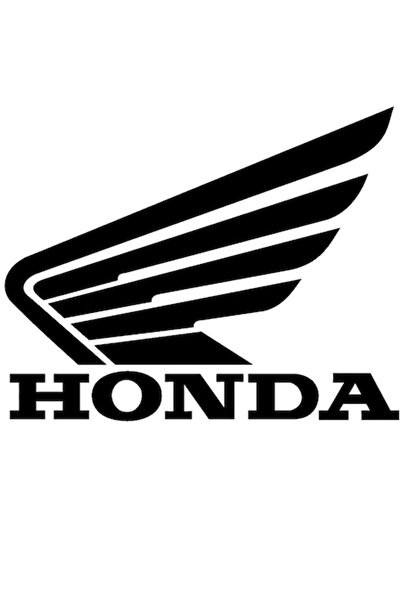 Honda v2 διακοσμητικό αυτοκόλλητο αυτοκινήτου, βινυλίου, μαύρο, 15x14 εκ.