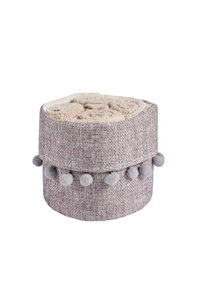 Das Home Σετ 4 πετσετών χεριών σε καλάθι (4010-4014) 95 - Μπεζ