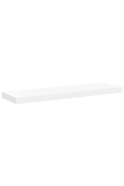vidaxl Etajeră de perete, albă, 80 x 23.5 x 3.8 cm, MDF