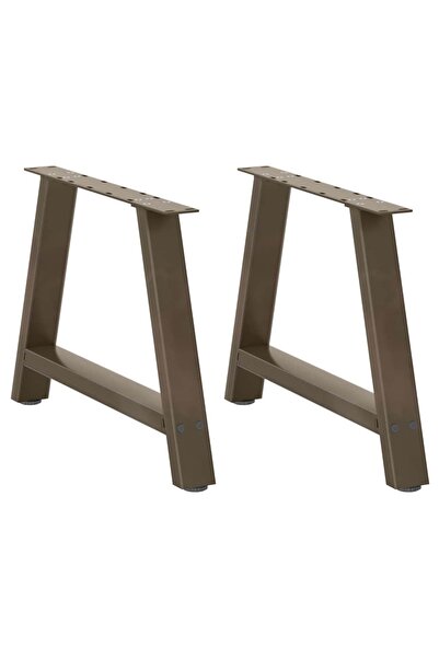 vidaxl Picioare pentru măsuță de cafea în formă de A, 2 buc., 70x(42-43) cm, ...