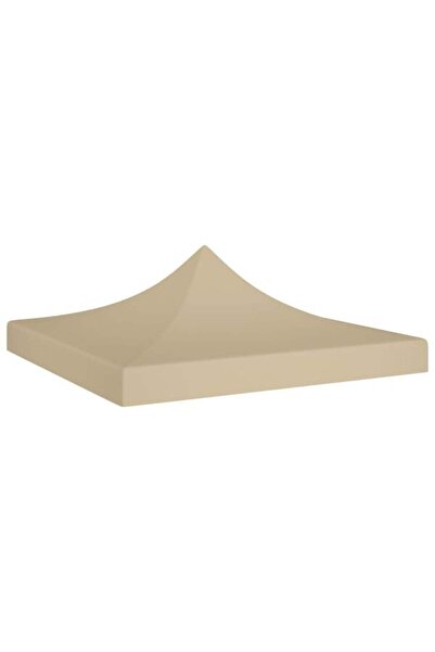 vidaxl Acoperiș cort de petrecere, Bej, 3 x 3 m, 270 g/m²