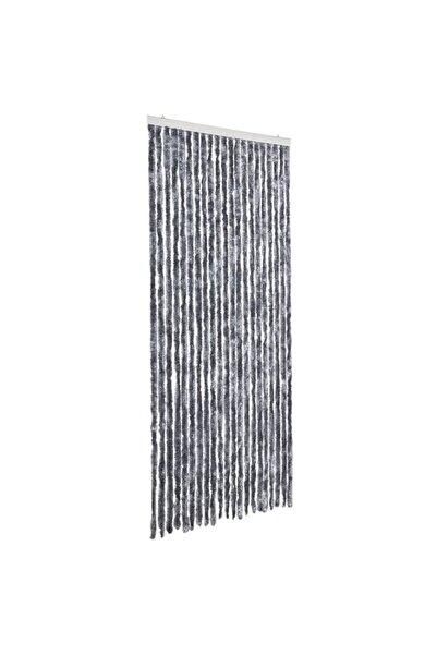 vidaxl Perdea anti-insecte, argintie, 90 x 200 cm, șenilă