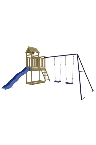 vidaxl Set de joacă pentru exterior, lemn de pin impregnat