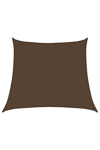 vidaxl Velă de umbrire, maro, 4/5 x 4 m, HDPE, 160 g/m², trapezoidală