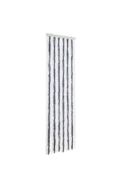 vidaxl Perdea anti-insecte, gri și alb, 56 x 200 cm, Șenilă