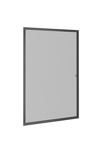 vidaxl Plasă de insecte pentru ferestre, antracit, 80 x 120 cm