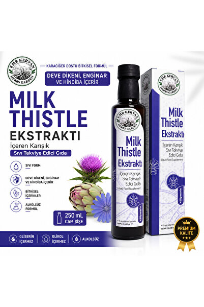 Emr Kervan Herbs Garden Milk Thistle Ekstraktı İçeren Karışık Sıvı Takviye Ed...