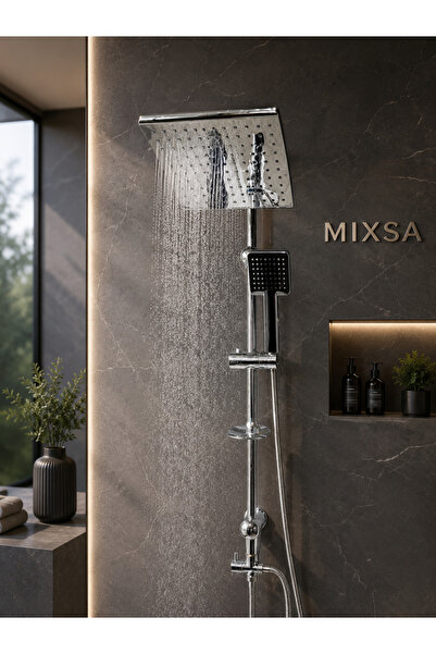 MİXSA Premium Berlin Robot Duş Seti Lüx Tepe Yağmurlama Duş Seti