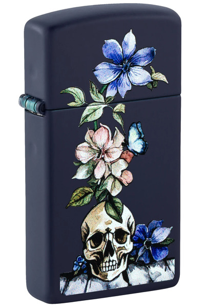 Zippo Αναπτήρας Λεπτός Κρανίο-Λουλούδι - 46813