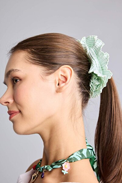DeFacto Women's Pink Checkered Hair Tie H9989Axns