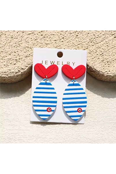 LWP Shop Akrilik Tasarım Balık Küpe