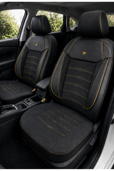 NEW DECO Tesla Series Universal Front and Rear Auto Seat Cover 5 Seats Full Set