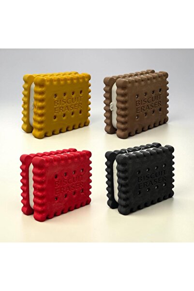 Silka Coloria 3D Biscuit Eraser 4 Pieces